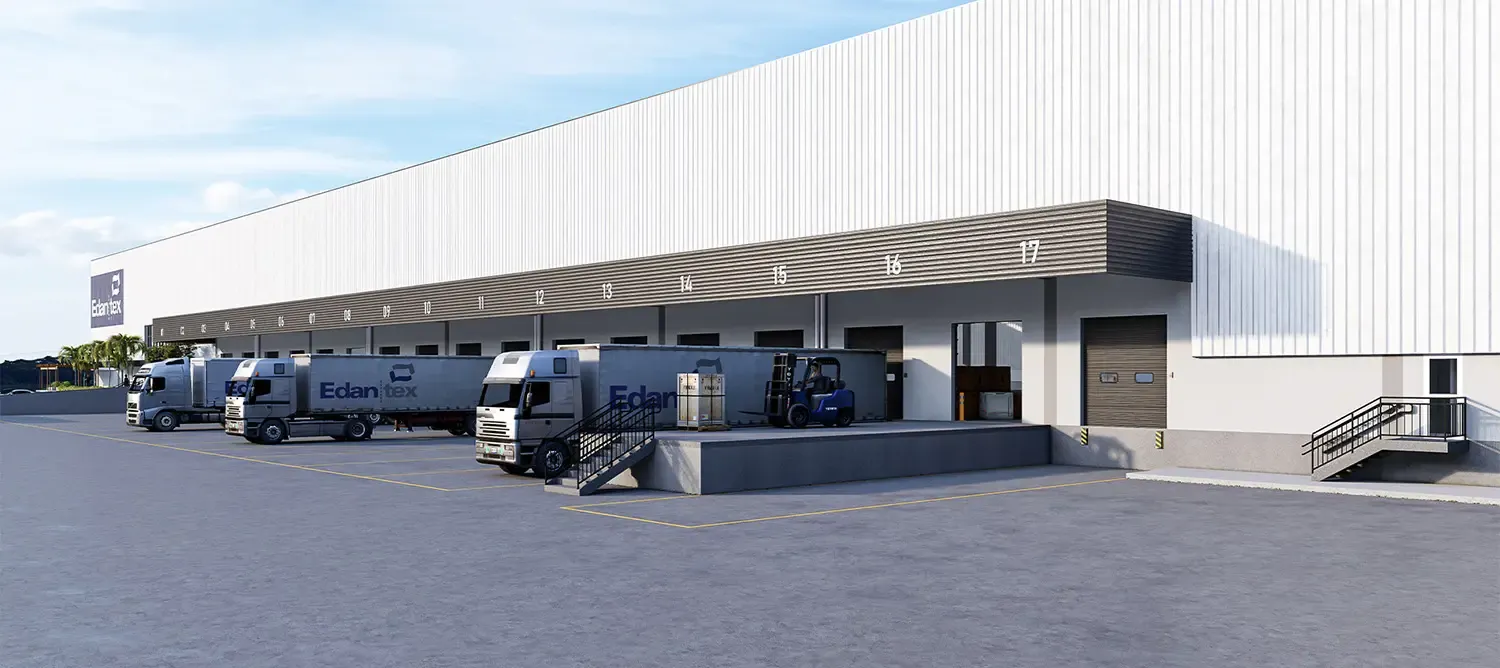 Centro de Distribuição Edan Import: Docas